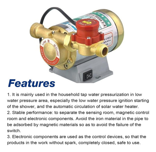 Q Interruptor Flujo Bomba Agua Ht30 Ac 0-0.2 A G3/4-3/4