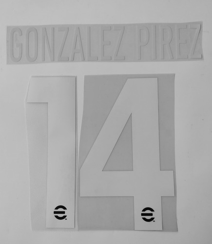 Estampado 14 Gonzalez Pirez River 2023 Camiseta Negra 3ª Eq 