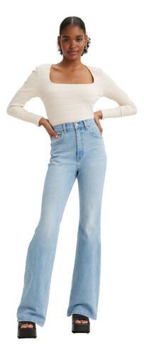 Jeans Mujer 70s High Flare Azul Levis A0899-0015