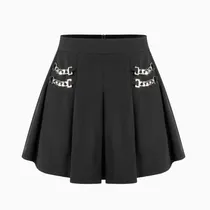 Comprar Falda Tableada Cadenas Laterales Kawaii Grunge Dark Punk