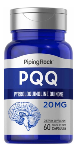 Pqq (pirroloquinolina Quinona) 20 Mg X 60 Caps.piping Rock