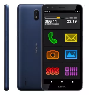 Celular Android Nokia P/ Idoso 32gb 4g Sos Tela Grande 5.45