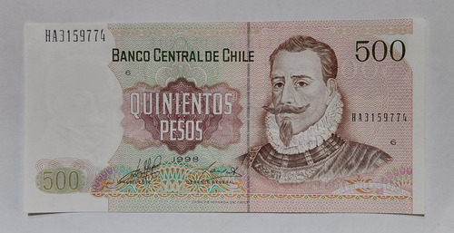 Billete De Quinientos Pesos Año 1998