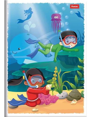 Cuaderno de folletos portada infantil 60 hojas 10und