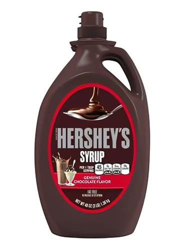 1 Jarabe De Chocolate Hershey´s 1.36k - mL a $6