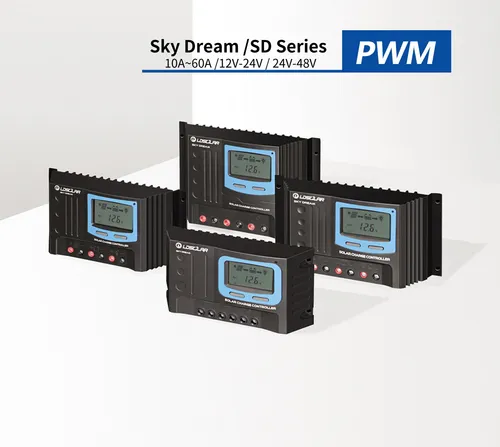 Regulador Controlador De Carga Pwm Ld Solar Azul 30a 12-24v