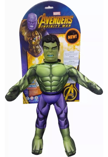 Muñeco Soft Hulk Marvel Avengers - New Toys Original Premium