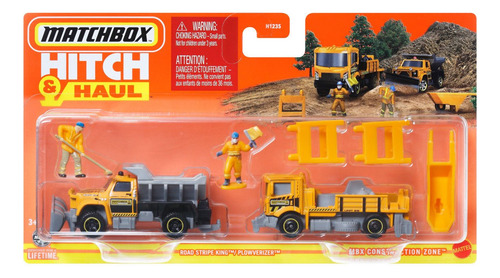Hitch & Haul Matchbox - Zona De Construccion