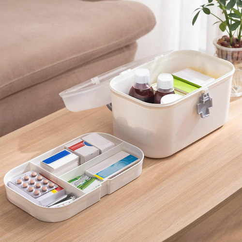 Caja De Almacenamiento De Medicamentos 21,2x12x12,5 Cm