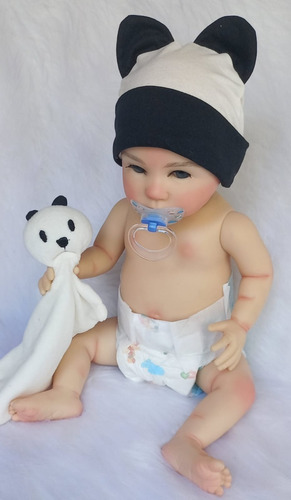 Imagem 4 de 7 de Bebe Menino Silicone Theo Realista Brinquedo Fada