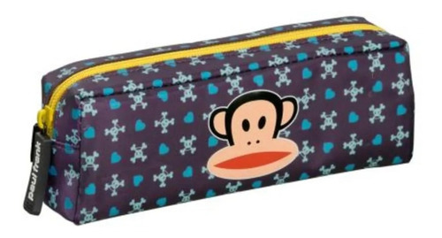 Estojo Escolar Lápis Necessaire Infantil Caveira Paul Frank