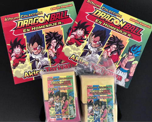 Barajitas Cromos Album Dragon Ball Homenaje Akira Toriyama