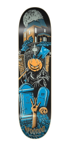 Tabla De Skate Woodoo Halloween Calabaza Pack