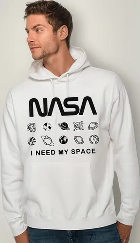 Polerón Canguro Unisex Hombre Mujer Niño Nasa D2