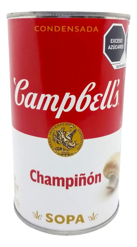 Sopa Crema Condensada De Champiñon Campbell's De 735g