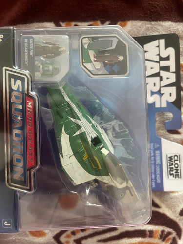 Star Wars Micro Galaxy Jedi Starfighter Saesee Tin Nave