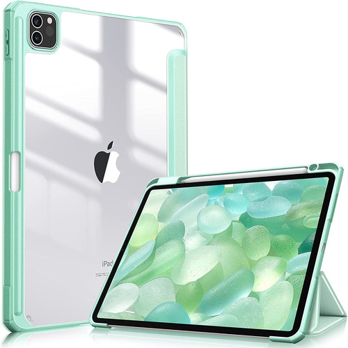 Funda De iPad Pro 11 (3a Gen) 2021 Fintie Transparente Ve...