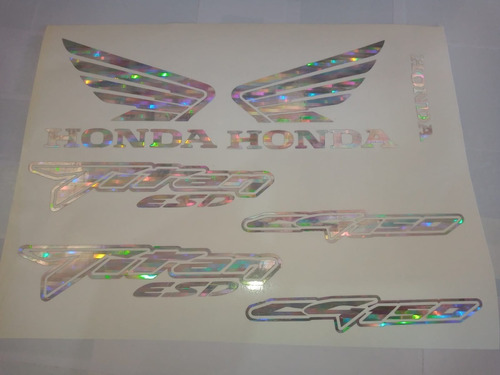  Calcos Para Honda Cg Titan 150 Esd Holografico