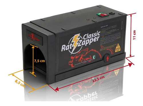 4 Ratoeiras Elétricas Ratzapper Classic Frete Grátis