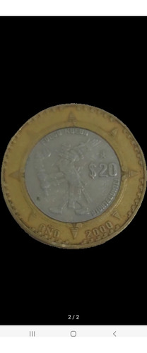 Moneda 20 Pesos Mx Fuego Nuevo