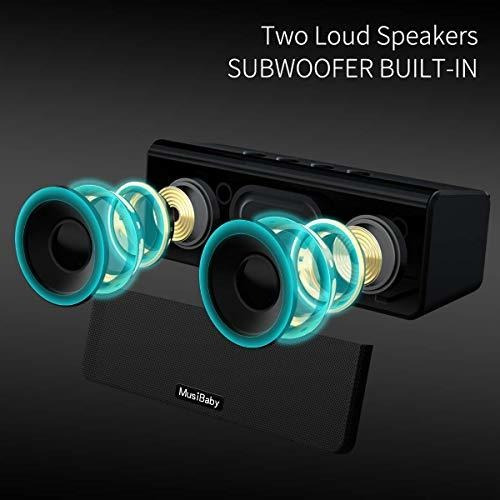 Bocinas Bluetooth, Bocinas Portátiles Musibaby Con Cable