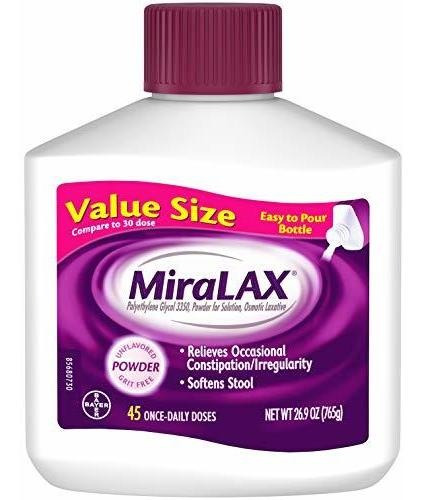 Laxante En Polvo Miralax Marca #1 Suplemento