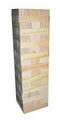 Jenga Yenga Juego De Ingenio Y Habilidad De Madera 54 Piezas