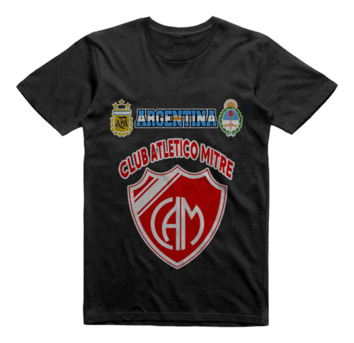 Remera Algodon Negra Mitre De San Pedro