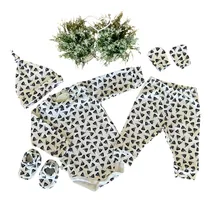 Comprar Ajuar Nacimiento 5 Piezas Set Nacimiento Baby Shower Ajuar