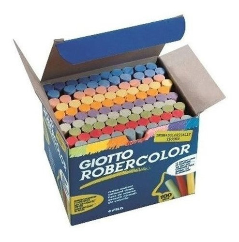 Imagen 1 de 3 de Tizas De Colores X100 Giotto Robercolor 539000sa