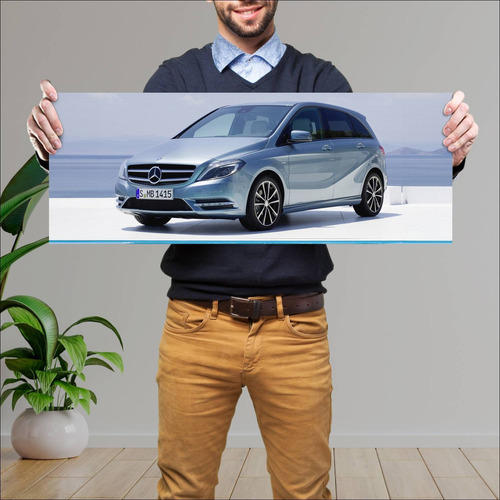 Cuadro 30x80cm Auto 2011 Mercedes Benz B Class 5 860