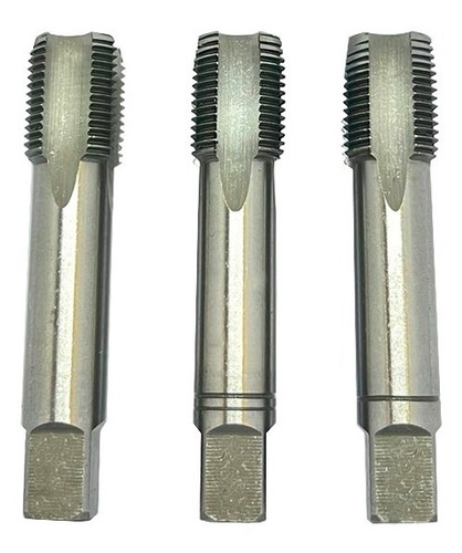 Macho Manual De Aço Rápido Hss M12x1.50mm Com 3 Peças