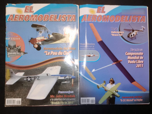Pack 2 Ejemplares Revista El Aeromodelista Num 135 Y 136