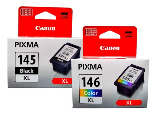 Cartuchos Canon Pg145xl E Cl146 Mg2410 Mg3010 Ts3110 Novo