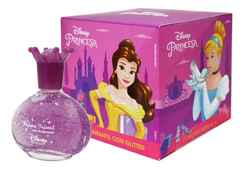 Perfume Infantil Con Glitter X 50 Ml - Princesas Disney
