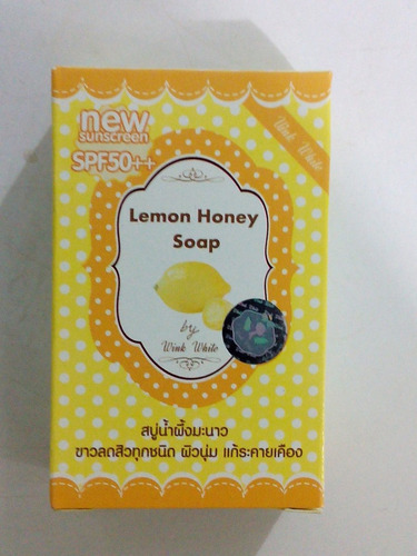 Honey Lemon Gluta Soap Original Aclarante 50 Fps