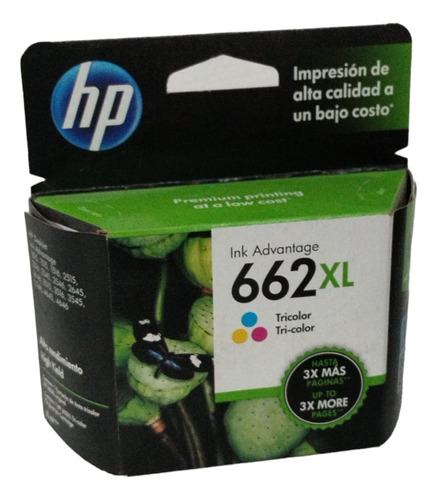 Cartucho Hp 662xl Negro Cz106al Original