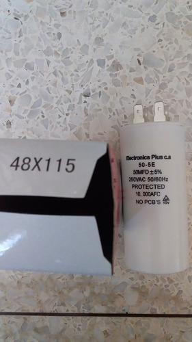 Capacitor 50 Mf 250 Vac 50/60hz Bomba De Agua