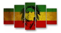 Comprar Mosaico Bob Marley Bandeira Jamaica Música Quadro Reggae