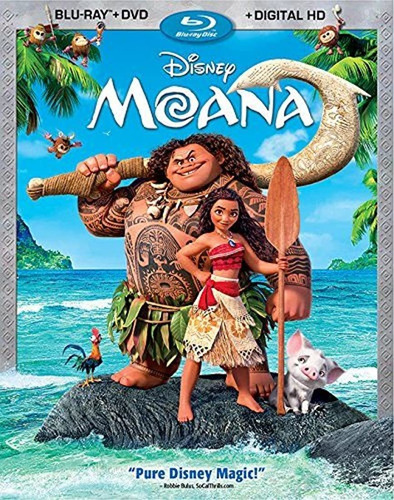 Moana Blu-ray Auli'i Cravalho, Dwayne Johnson, Rachel House