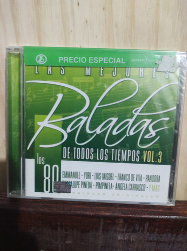 Las Mejores Baladas De Todos Los Tiempos Vol.3 Cd #590