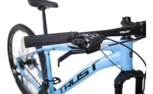 Bicicleta Aro 29 Trust Tx 200 - 24 Velocidades - Aluminio Cor Azul-celeste Tamanho Do Quadro 19