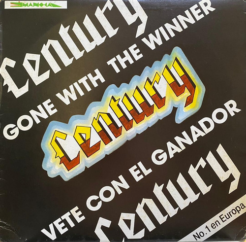 Disco Lp - Century / Gone With The Winner. Maxi-single 