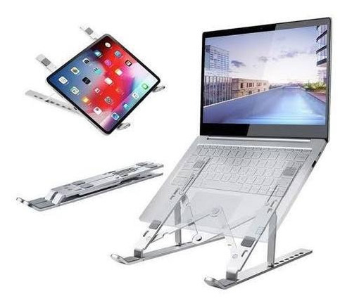 Soporte Laptop - Tablet Premium Aluminio Escritorio Oficina