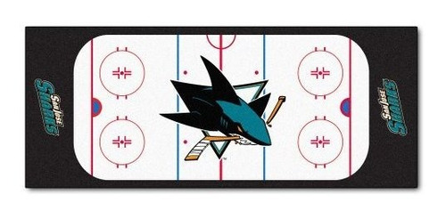 Fanmats Nhl San Jose Sharks Nylon Face Corredor De Campo De 