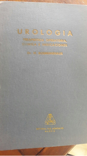 Antiguo Libro De Medicina Urologia Boeminghaus 