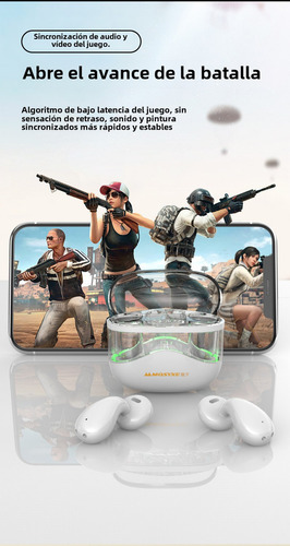 Q29 Audífonos In-ear Inalámbricos Blanco Auriculares Inalambricos Bluetooth 5.3 Con Microfono Audifonos Con Cancelacion De Ruido 1gb Memoria Deiaao