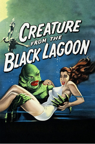 Póster Creature From The Black Lagoon (1954) Mod.cbl01