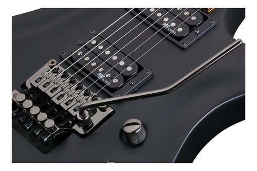 Guitarra eléctrica Schecter SGR Avenger de tilo metallic black metalizado con diapasón de palo de rosa