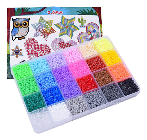 Kit De 12000 Pzas Mini Hama Bead Policromo 2.6mm Para Fiesta